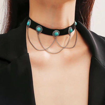 Gothic Black Necklace