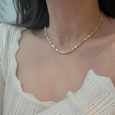 Sparkling Silver Necklace