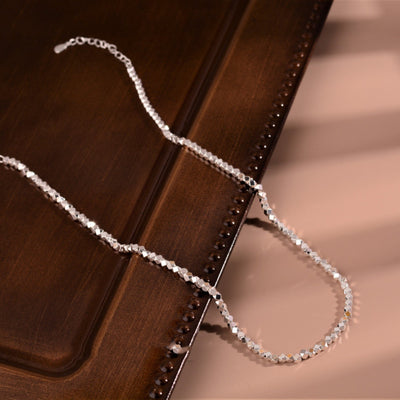 Sparkling Silver Necklace