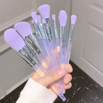 Purple Brush 10pcs Set