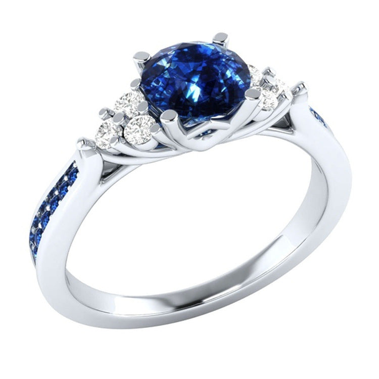 Sapphire Silver Ring, Free Products, Fashion Sinners