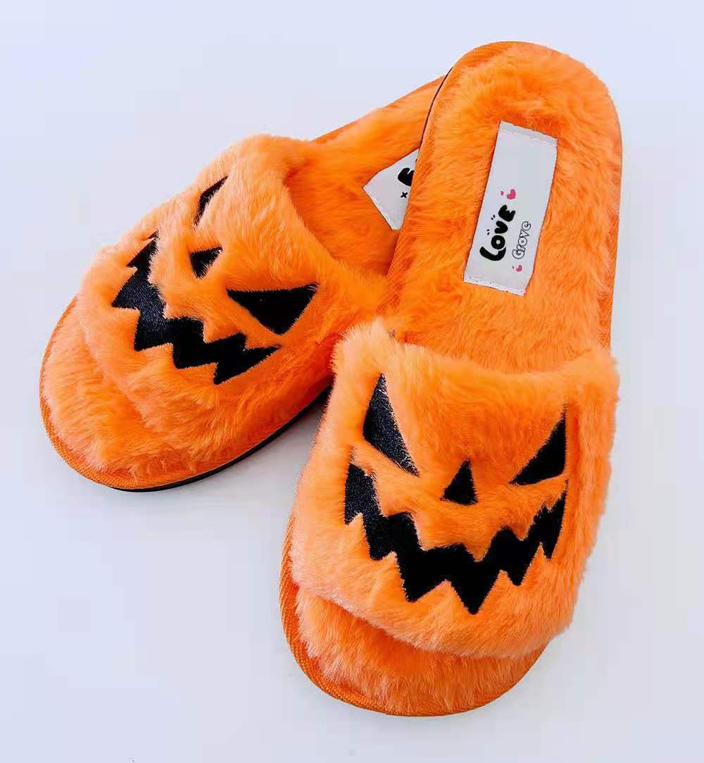 Halloween Pumpkin Slippers, Fashion Sinners