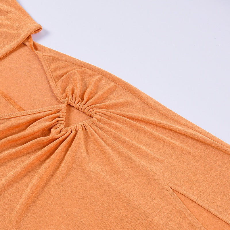 Fashion Orange Dress, New Arrivals, Fashion Sinners