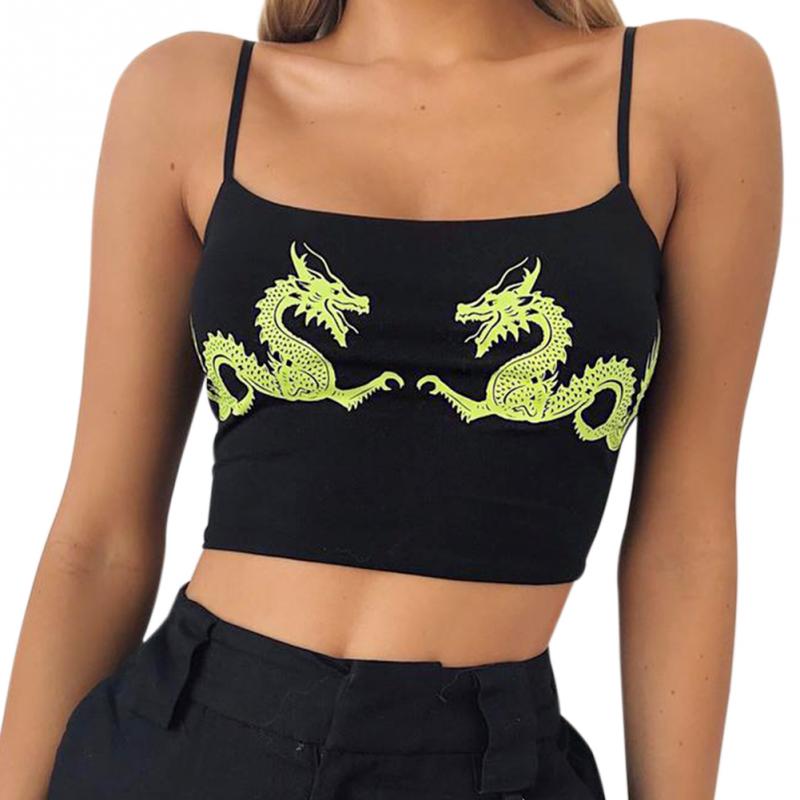 Dragon Crop Tops, Fashion Sinners